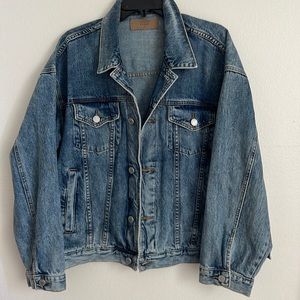 oversized jean jacket